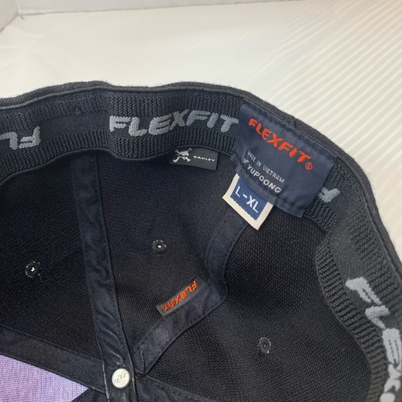 Oakley Mens TinCan Flag Mexico Stretch Baseball Cap Hat Blackout L/XL. NWT - Picture 6 of 7